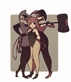 laurenmoran:  geekpinata:  Gotham Girls by