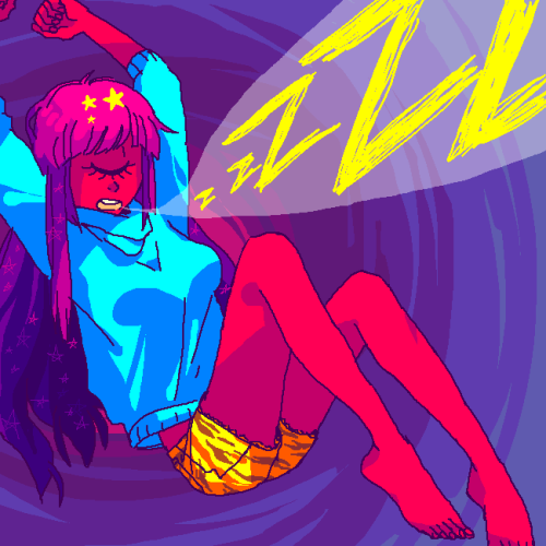 astrogate:8heartbeats:sleepy cyclops cleo in funky colorsart trade 1 of 4 yepdid I never reblog thes