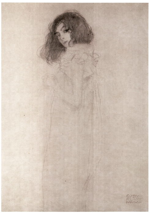 boykitty:  Gustav Klimt drawing 