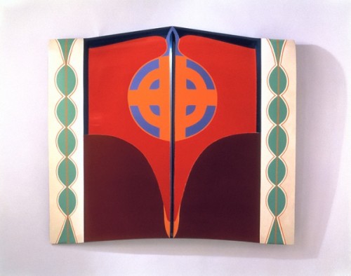 Judy Chicago, “Car Hood,” Sprayed acrylic lacquer on Corvair car hood. (via Daily Serving » Best of 2011Feminist Finish Fetish)