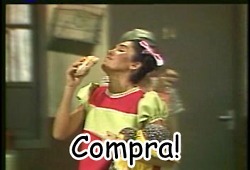 -Oi, quer uma bala?