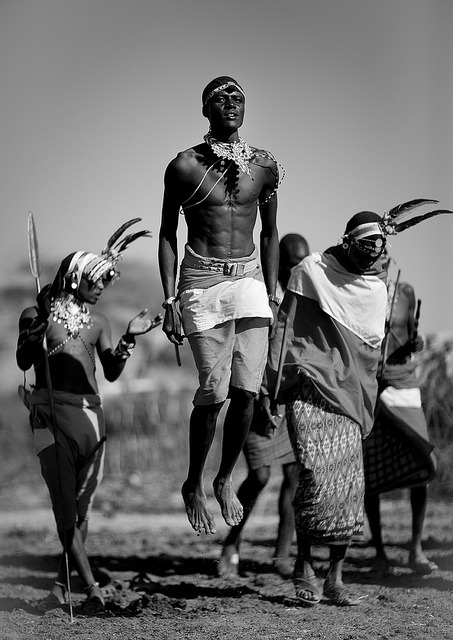 negromodelo:  Samburu dance - Kenya Photograph by Eric Lafforgue 