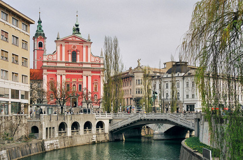 by Fernando Stankuns on Flickr.Canal in Ljubljana - the capital city of Slovenia.