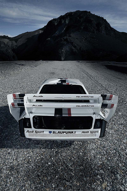 fuckyeahawd:  No mountain will defeat me. Audi Quattro S1. 