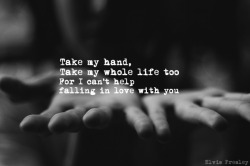 wagnerrios:  “Take my hand…”  More inspirational quotes here: