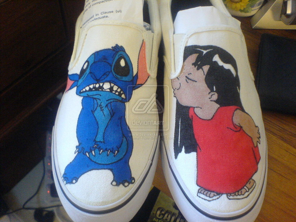 custom lilo and stitch vans