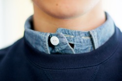 gap:  A touch of chambray. 