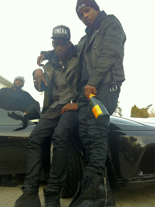 cuttyb:  envy09:  ASAP in some crazy ass boot/shoes 0_o  For a trill fashion blog follow Cuttyb.tumblr.com 