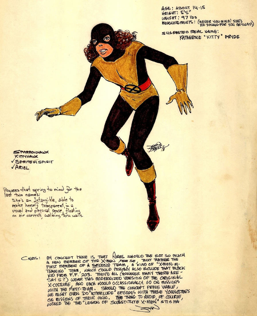 charactermodel:
“ Kitty Pryde by John Byrne [ Uncanny X-Men ]
”