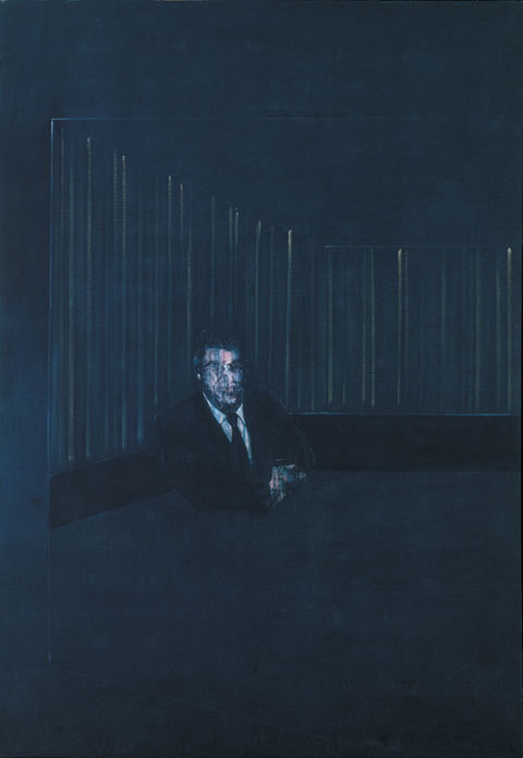 deadpaint:Francis Bacon, Man in Blue V
