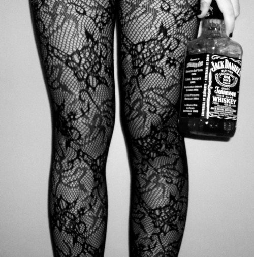 thatthoughtinspace:  pretty clothes and strong liquor is all i need.