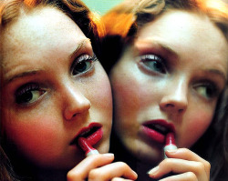 micaceous:  Lily Cole shot by Tim Walker in Vogue UK July 2005 