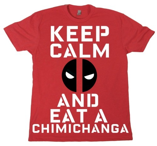 shutupdeadpool:  malevolentroses:  Make Deadpool happy and wear one of his shirts