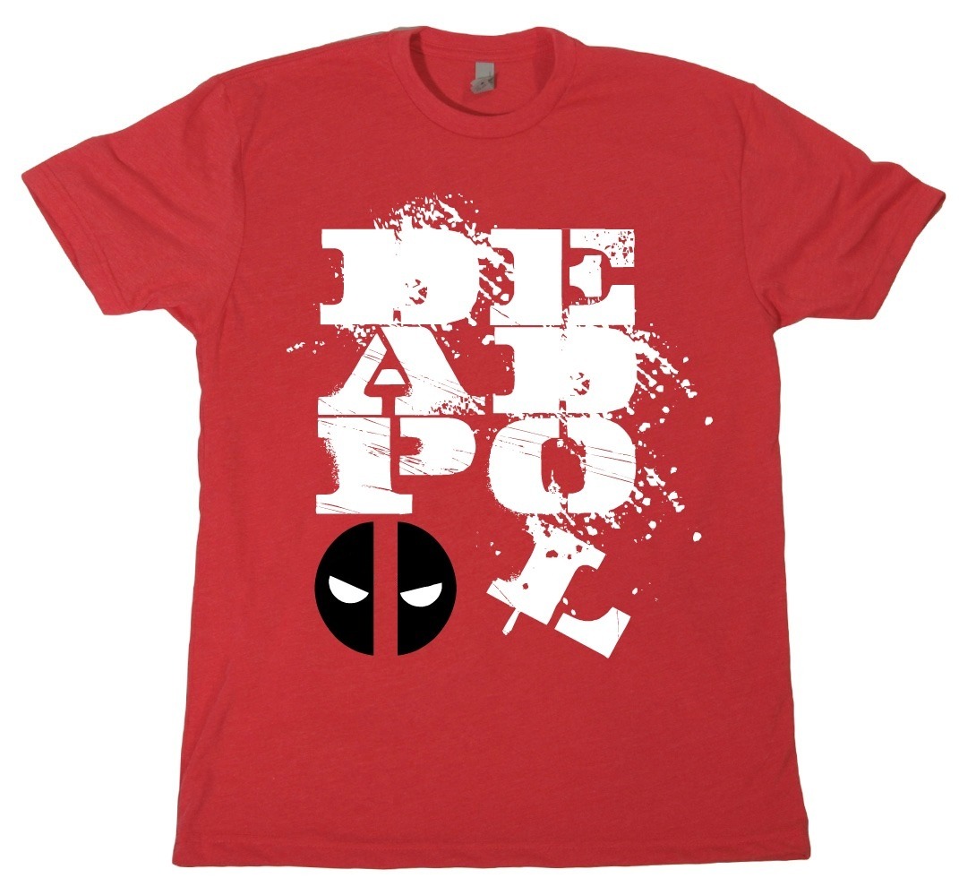 shutupdeadpool:  malevolentroses:  Make Deadpool happy and wear one of his shirts