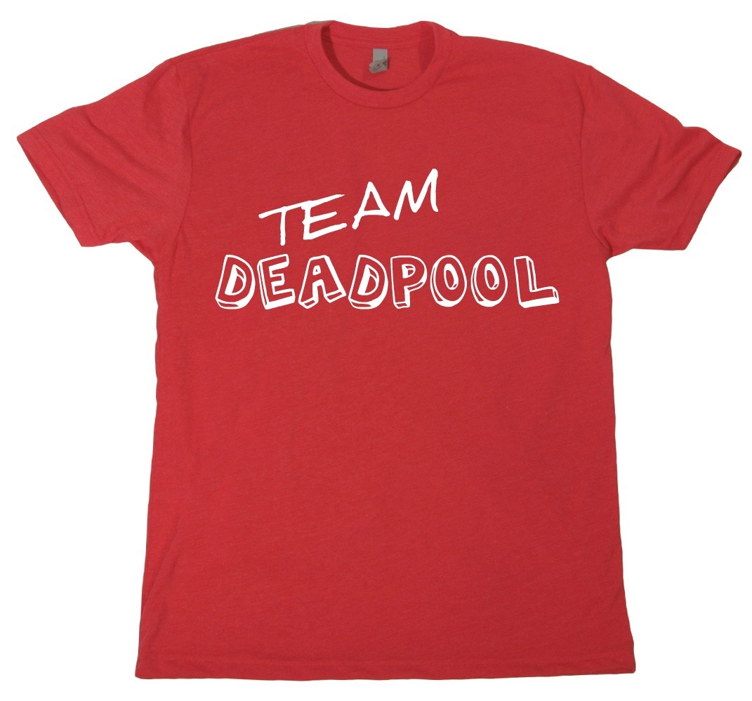 shutupdeadpool:  malevolentroses:  Make Deadpool happy and wear one of his shirts