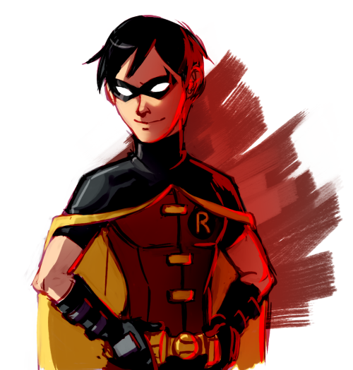 nesyra: steelsamurai: robin doodle! I originally drew him without a mask: but then I remembered I lo