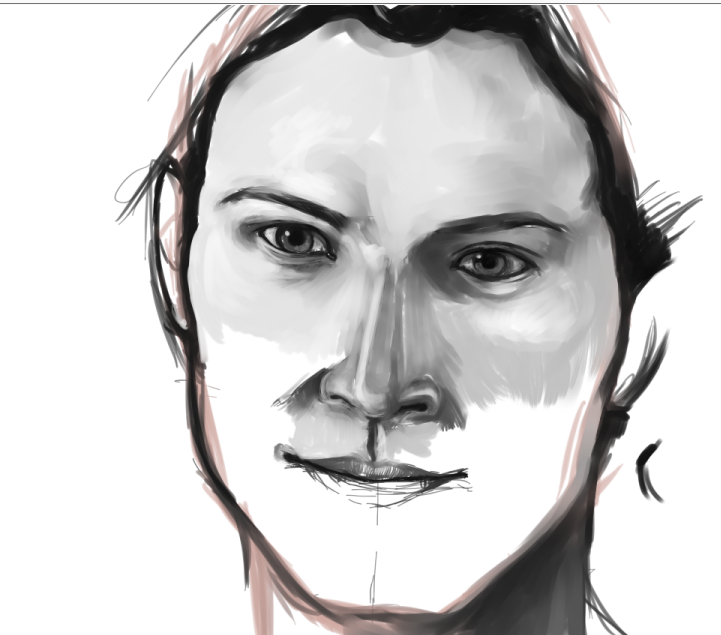 Progress! I&rsquo;ll fix the lower half of Sam&rsquo;s face after I get some