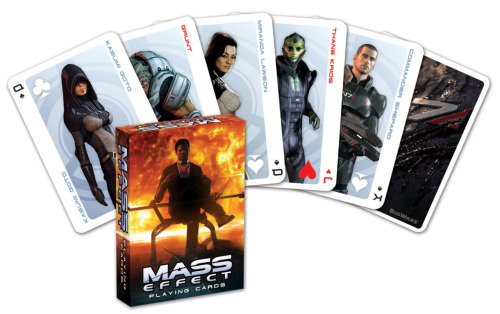 svalts: Mass Effect Playing Cards Each deck includes 52 cards plus 2 jokers USD$4.49 (via: gamefreak