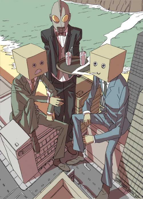 cloudjunky:“Talking Business” by AznMexTofu