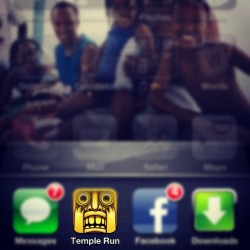 My life&rsquo;s over 😖#templerun 🏃 (Taken with instagram)
