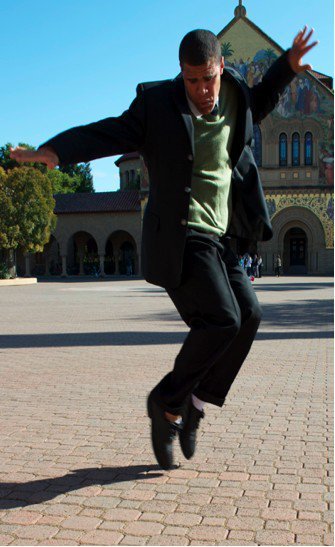 ‘Dancin’ in The Quad’ in front of Memorial Church. -Stanford University, 2008