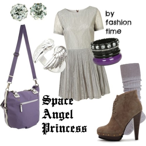 fashiontimeblog: Space Angel Princess by fashion-time featuring gray socks