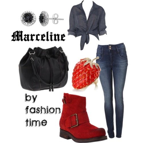 fashiontimeblog:  Marceline by fashion-time featuring gauze shirts