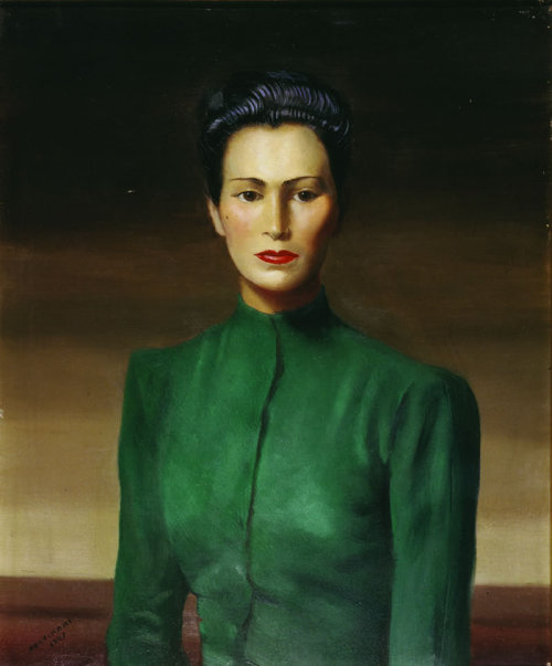 Portrait of Maria Rosa Bemberg, oil on canvas, 73 x 60 cm, 1947. Candido Portinari. V