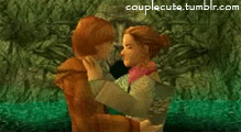 Ron and Hermione kiss in: