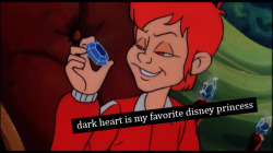 disappearing-bears:  dark heart is my favorite disney princess  why do i always laugh at this