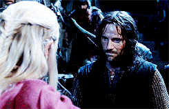 spicyshimmy:     “You are most welcome.”   i love it when sweaty dirty humans hug elves. (i love it when elves are like “what is hug?” with their hands.)  