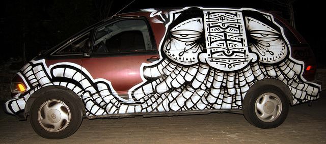 endlesscanvas:  GATS Van Graffiti - Los Angeles, CA on Flickr. Via Flickr: Daily