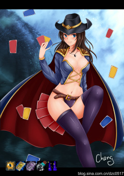 A sexy Female Twisted Fate