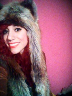 Eeeeeee! I’m A Fox. C: I Got This Spirithood For Christmas.