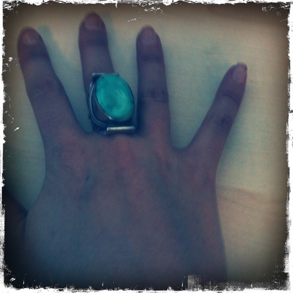 I have a new #tibetan ring Tejas Lens, Kodot XGrizzled Film, No Flash, Taken with Hipstamatic