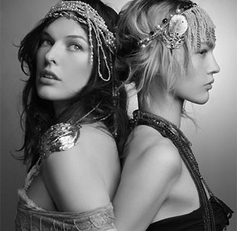 inspirationgallery:  Milla Javorich, Sasha Pivovarova   
