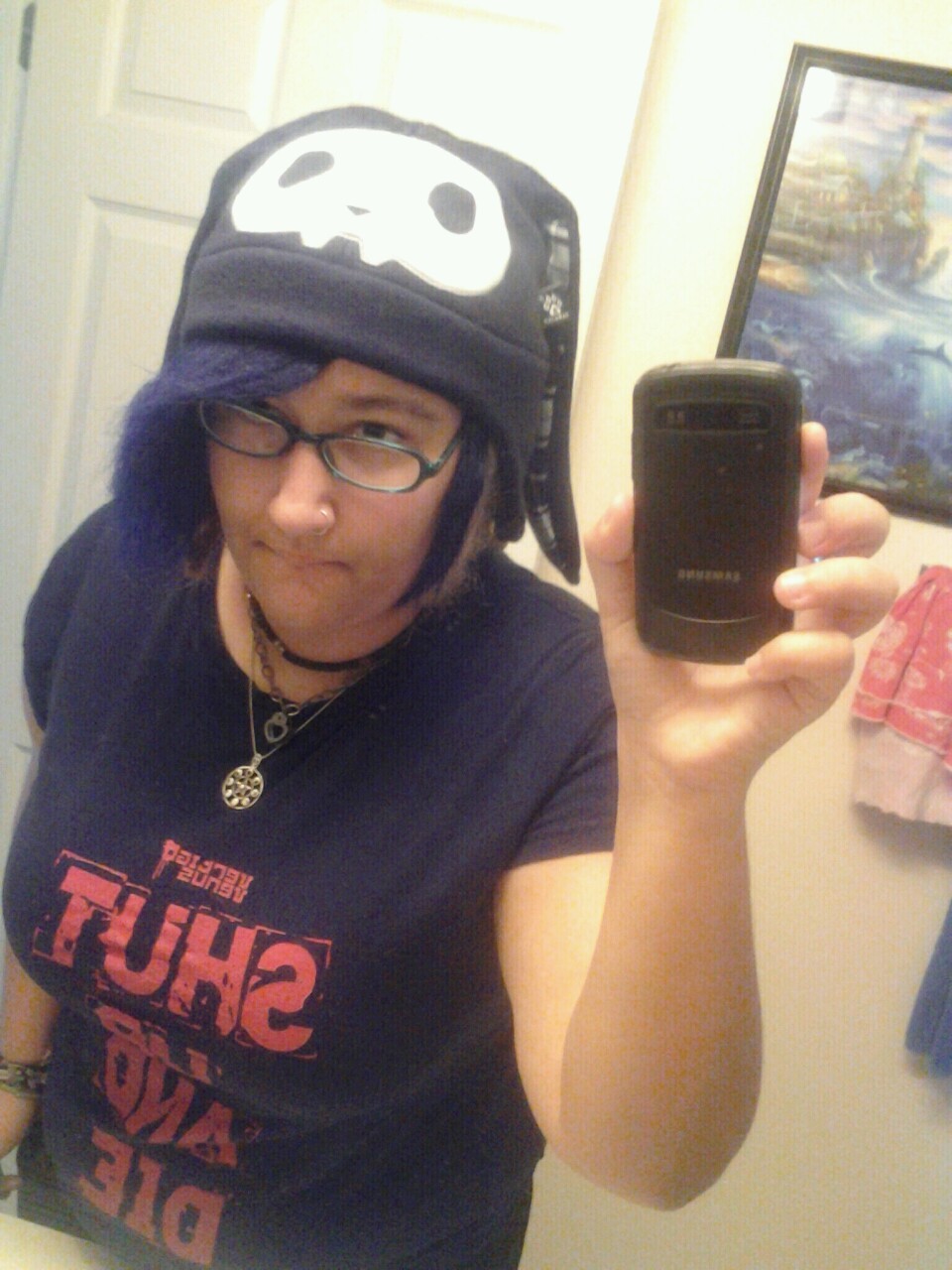 My new hair, and my new hat ;P