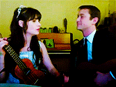  Zooey Deschanel and Joseph Gordon Levitt singing “What Are You Doing New Years