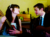  Zooey Deschanel and Joseph Gordon Levitt singing “What Are You Doing New Years