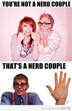 9gag:  (via 9GAG - Meaning of a nerd couple)