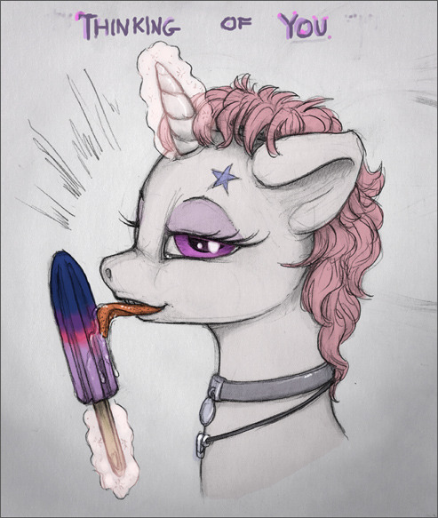 sparklesintwilight:  All I know is no one diesI’m still confusing love with need   a quick doodle spawned by sudden Twi-popsicle idea. Don’t know if i captured the expression exactly how i intended, but it at least is …something. She does