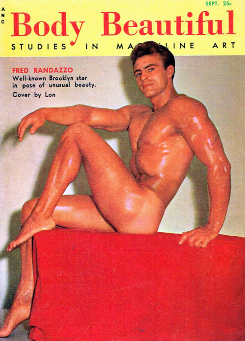 Fred Randazzo, cover of Body Beautiful, September 1955, by Lon of New York.