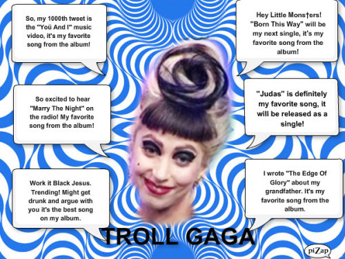 gaga troll