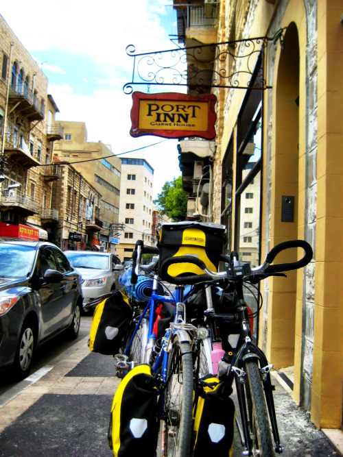 twowheeltravel: Day 3 Overnight in Haifa. After a lot of climbing to cover a short distance we desce