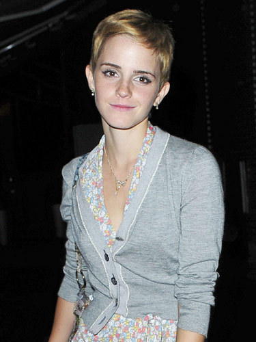 Emma watson pixie cut