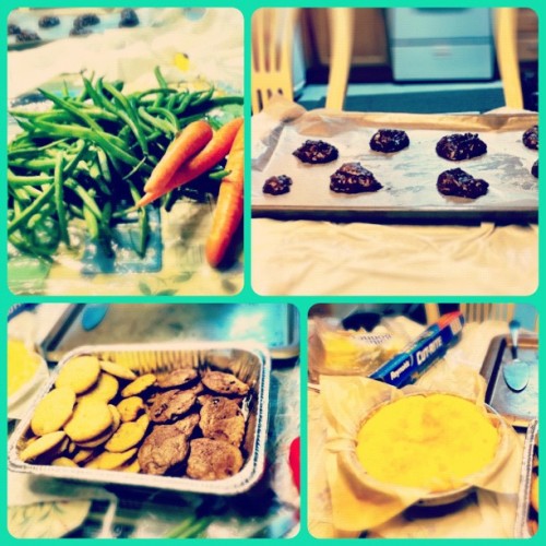 Helping cook for tomorrow’s party. 🎉🎆 (Taken with instagram)
