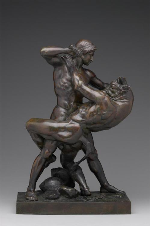 necspenecmetu:Antoine-Louis Barye, Theseus and the Minotaur, c. 1843