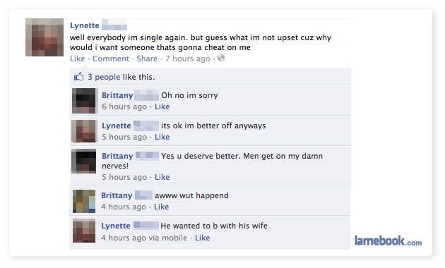 fuckyeahidiotsonfacebook:  how dare he! 