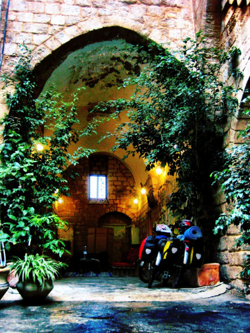 twowheeltravel: Our home in Nazareth. Fauzi Azar Inn . Located in the Old City Market, it’s an old A