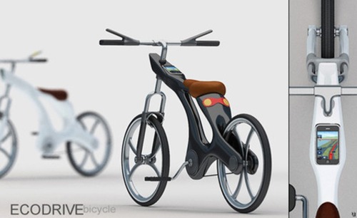 pvandenberg: Ecodrive bicycle with iPhone